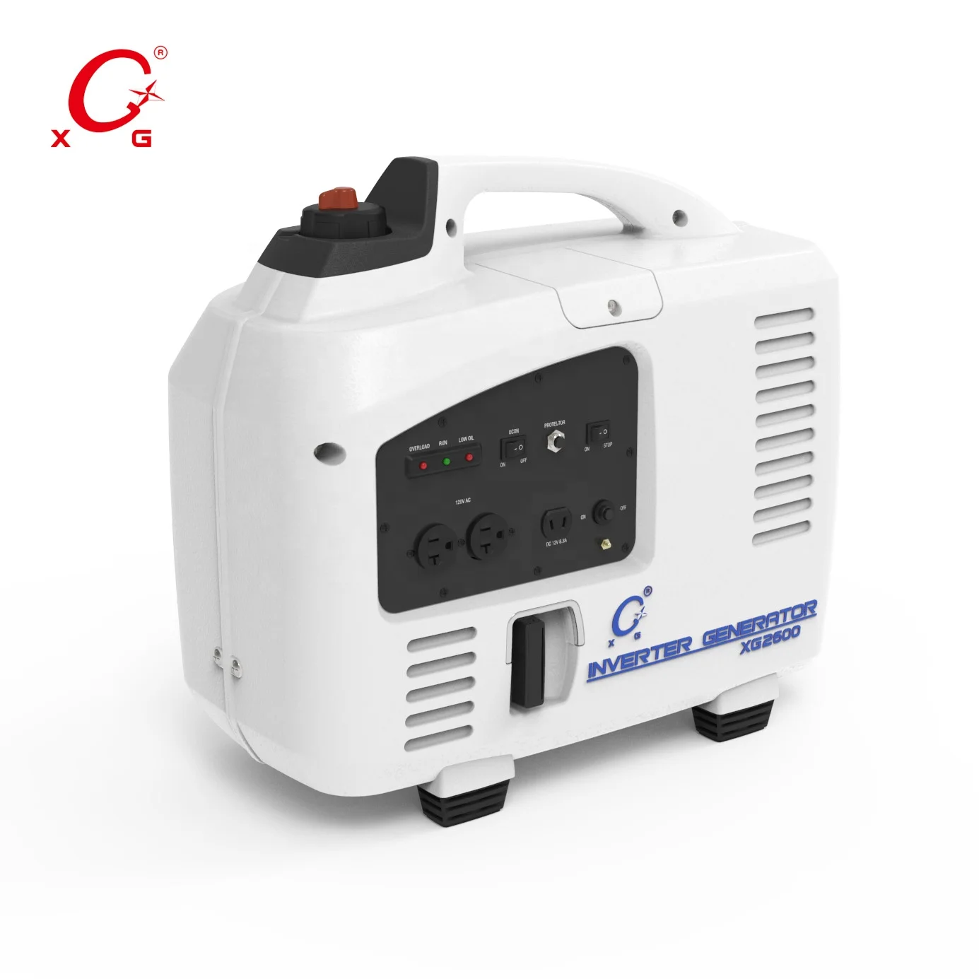 Silent Gasoline 3.0kVA Inverter Generator Electric Start Light Easy Generator 2600W Digital Emergency Outdoor Camping Generator