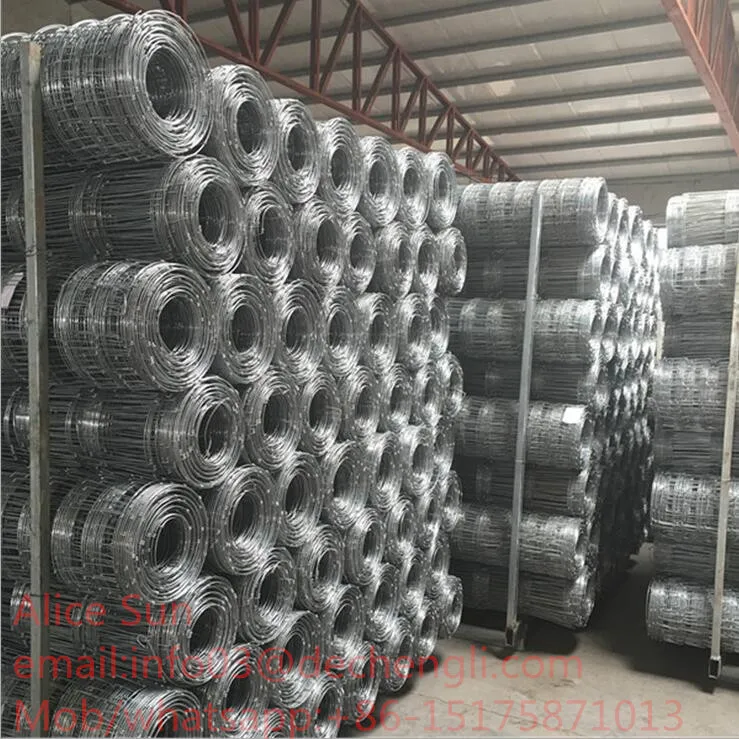  1.8m high Galvanized cattle field fence / sheep animal wire mesh for livestock