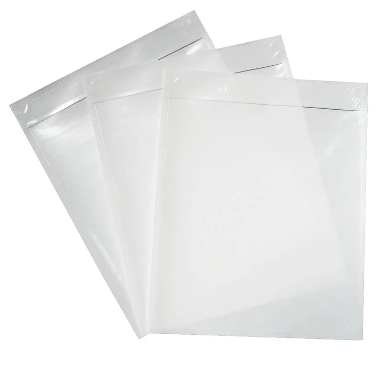 Jiuheng Packing List Envelope OEM Waterproof DHL Courier Self Adhesive Poly Packing List Envelope