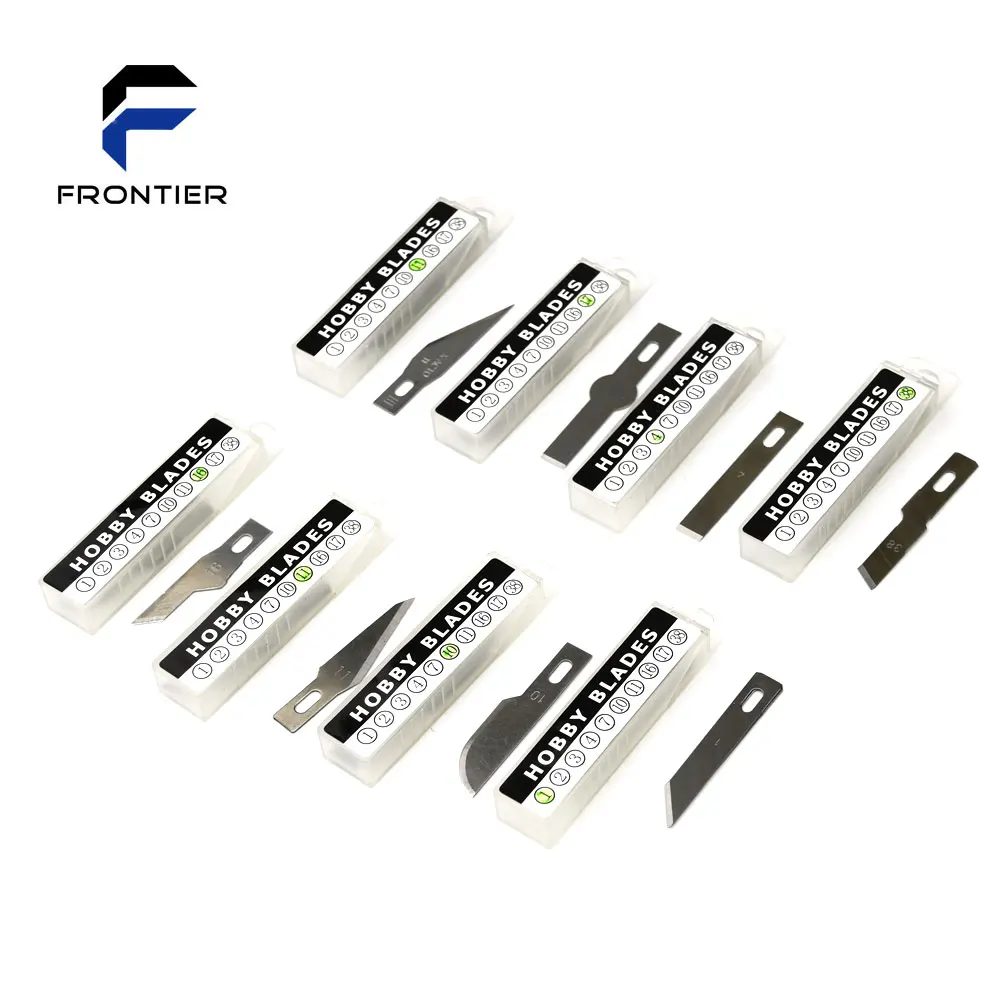 FRONTIER Precision 10 PACK No.17 11 Carving Knife Blades Hobby Knife Blades