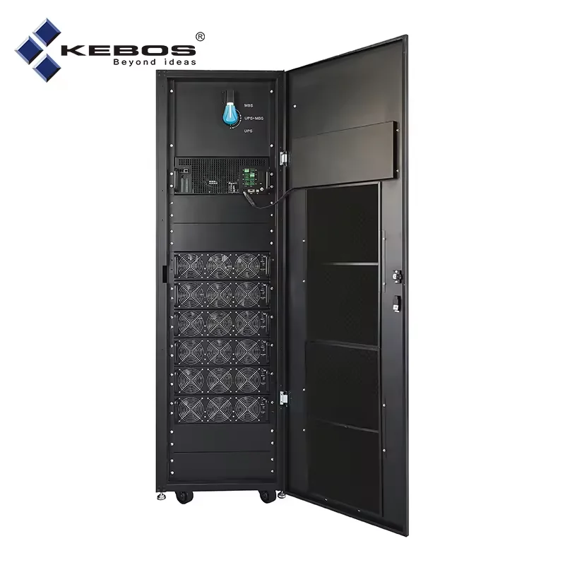 Kebos AP 30U-90HV источник бесперебойного питания двойной конверсионный протектор перенапряжения 90000 Вт трехфазный модульный ИБП