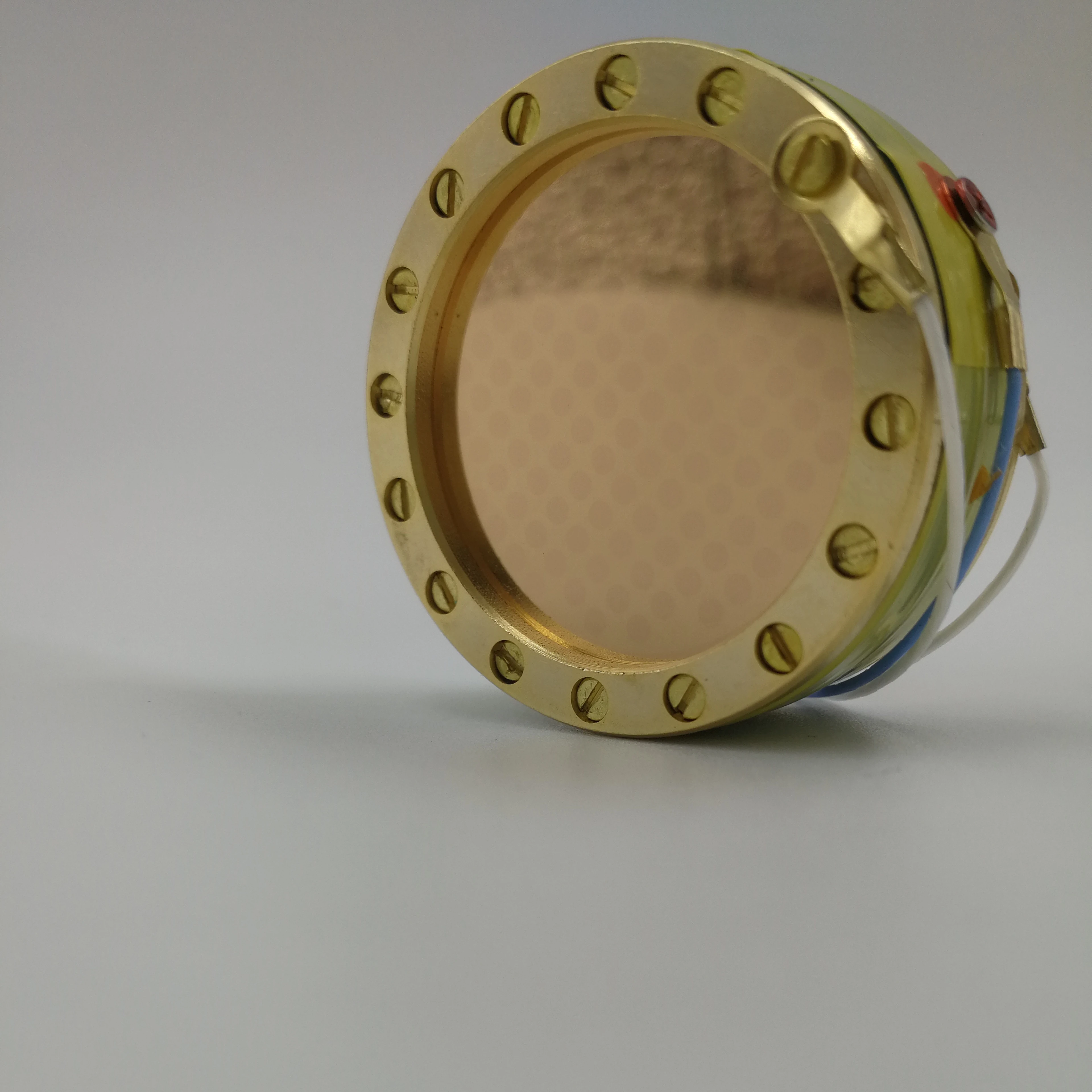 new for C 12 Edge terminated diaphragm microphone capsule 34mm dual side large golden with 3 wires getwin new mic capsule RK12