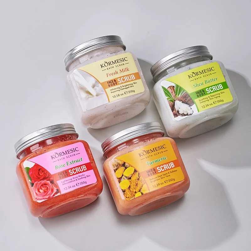 KORMESIC peach blossom scrub cleanser Skin Care Cleansing Face Facial Scrub Cleanser For Clear