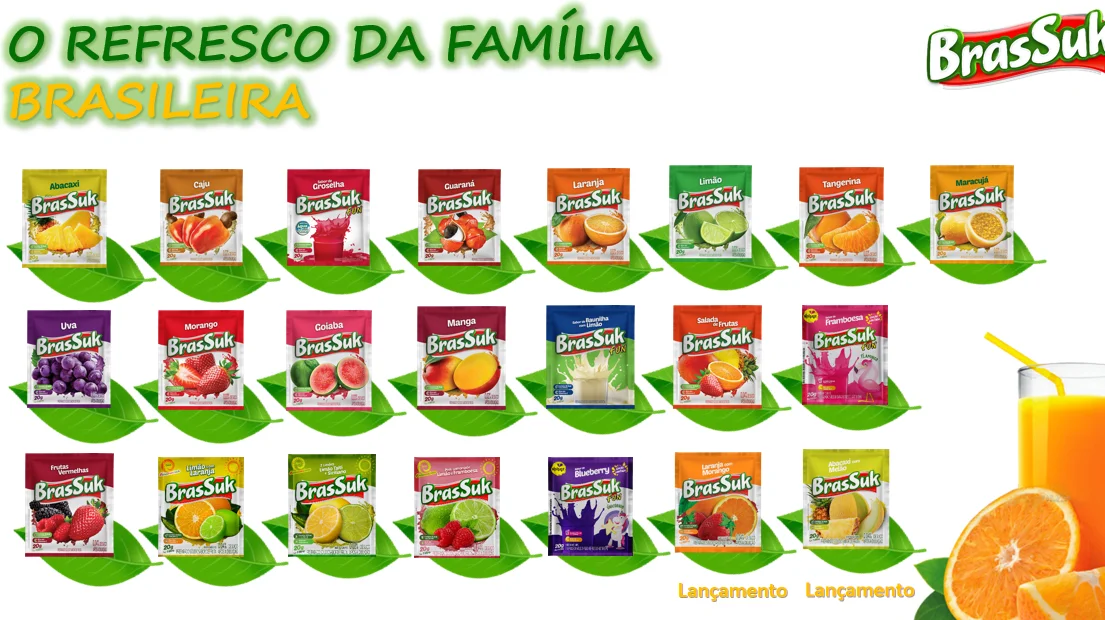 Brassuk Various Fruit Flavor Juice Powder Soft Beverage Instant Drink Juice Peach Lemon Orange Juice Powder