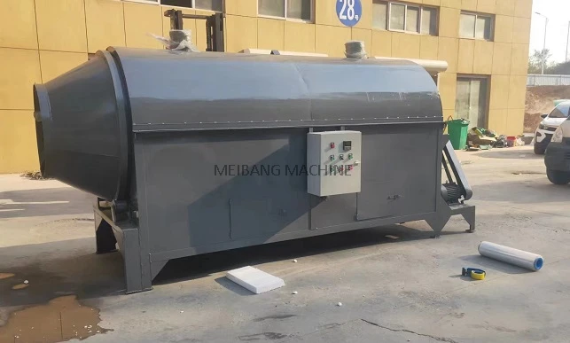 Biomass sand rotary drum dryer high capacity agricultural rotary drum 15 ton batch grain dryer industrial grain drum dryer