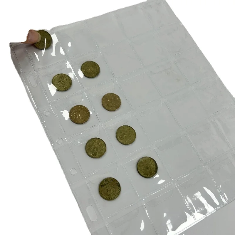 Coin Album for Coin Collection Book Display Storage Case Coins/stamps protector Collection page