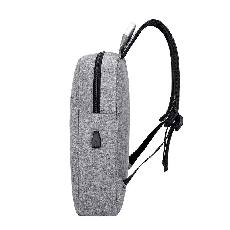 Factory Wholesale Classic Design Cheap Business Travel Usb Trip Oem Custom Logo Brand Gift Fabric Laptop Backpack Bag