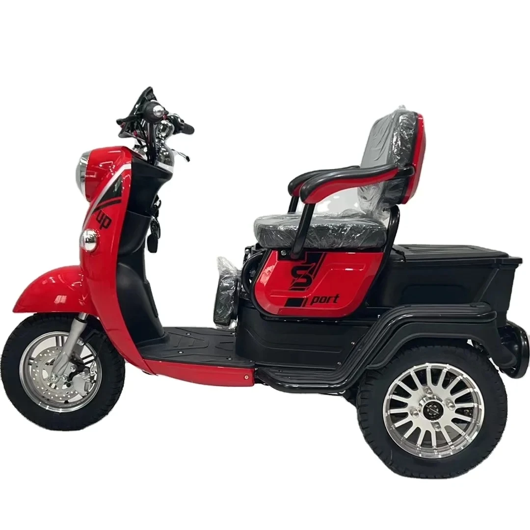 Powerful 800W handicapped tricycle three wheel disabled electric medical scooter bike