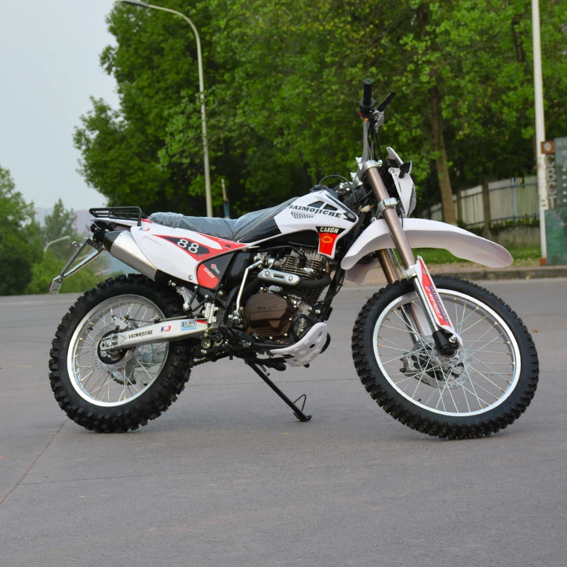 China cheap motocross 250cc water cooled pit bike Enduro Motorcycle K8 White Gas Motor Power 4-Stroke Engine dirt bike