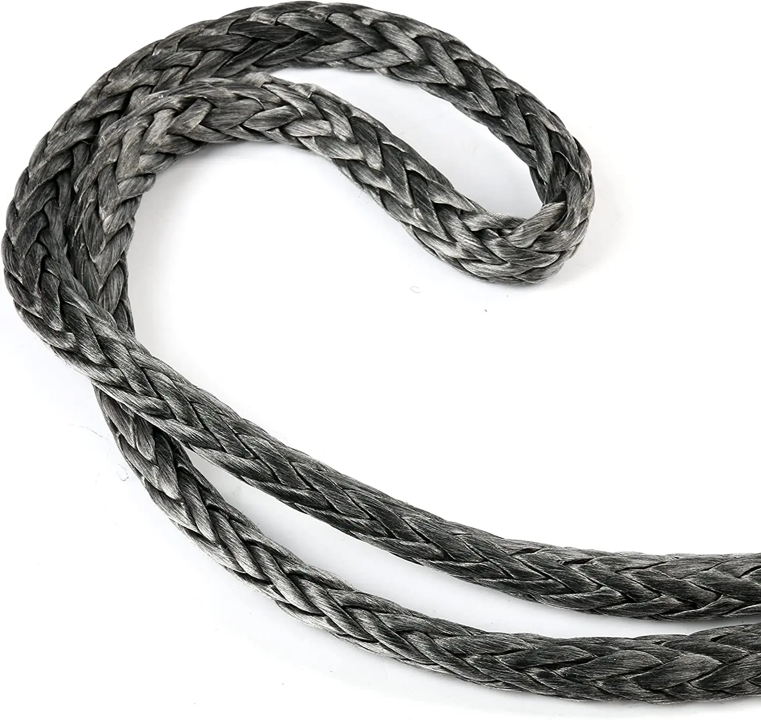 Braided UHMWPE synthetic winch rope towing rope winch line for cars Vehicle recovery,marine  tow rope
