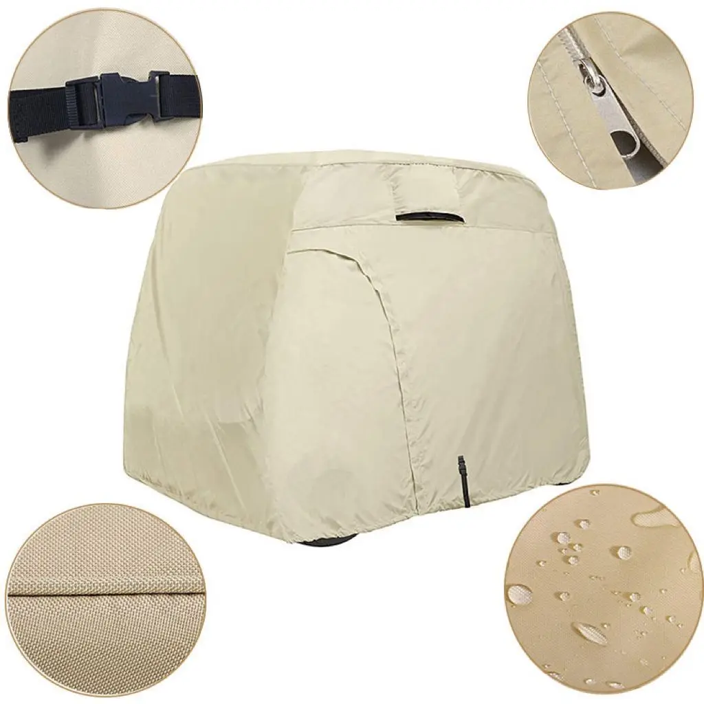 Factory Wholesale Sun Protection Golf Car Cover Waterproof Car Body Cover