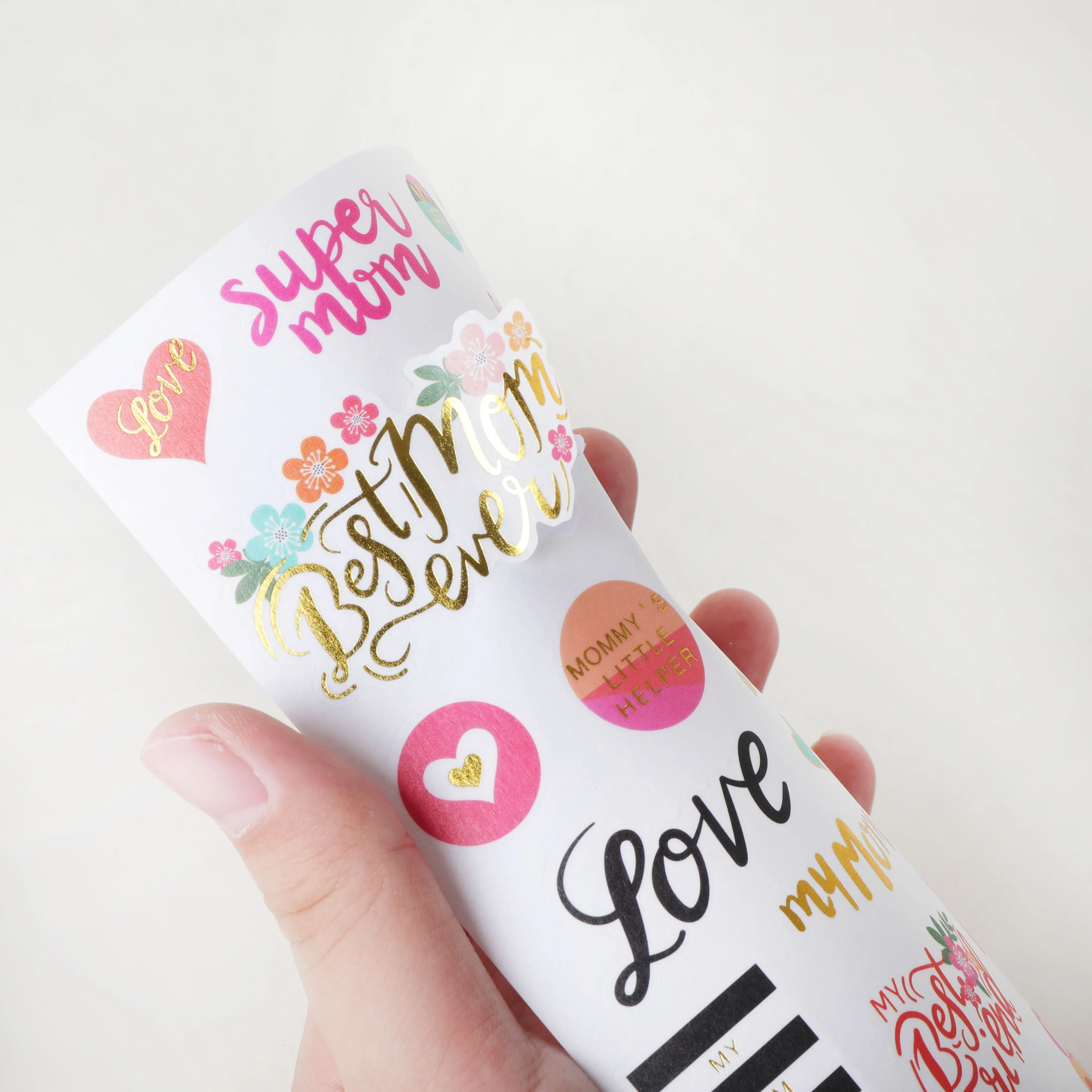 printing label vinyl holographic pvc uvproof sticker custom hologram holographic sticker for promotion