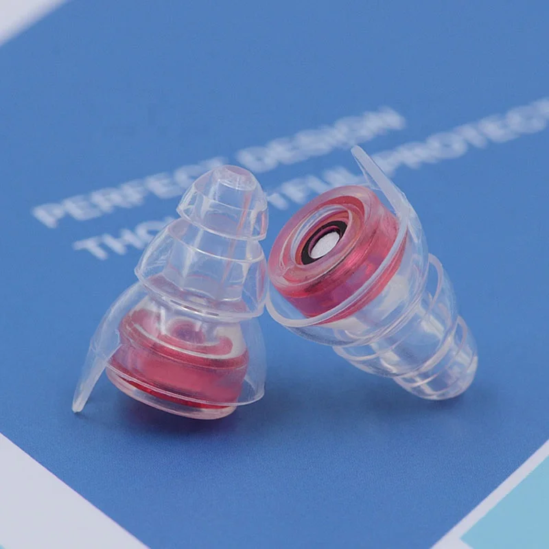 
High fidelity filter earplugs for concerts musicians 