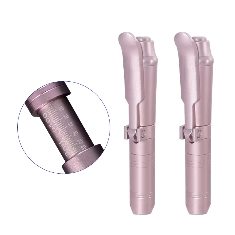 Безиголочная и форма ВПРЫСКА Черный цвет сшитый Гиалуроновая кислота Дерма ручка 0 3 мл для