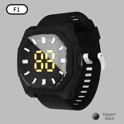 Ultra Thin Sport LED Electronic Watch Shockproof Waterproof Digital Watch