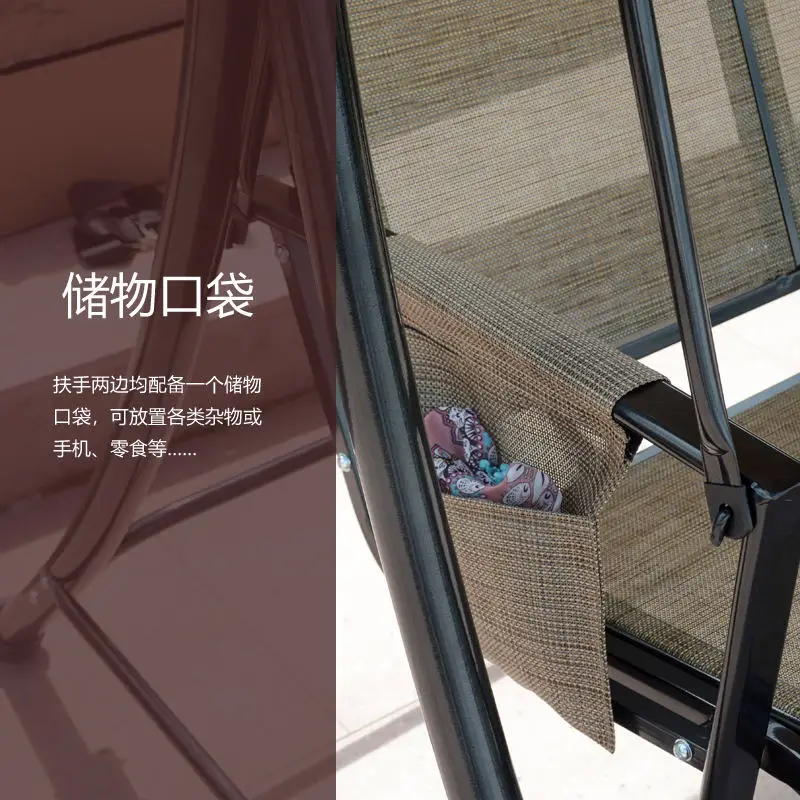 High quality outdoor leisure swing rattan swing bed garde patio swing for patio furniture