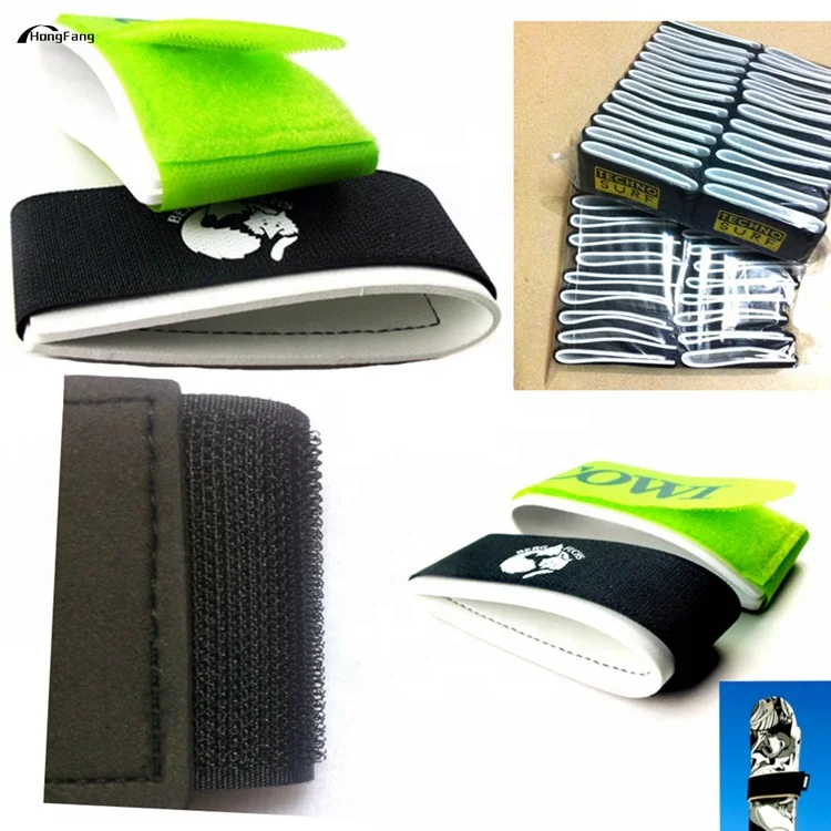 Custom Ski and Pole Carrier Adjustable Ski Wraps Ties Fastener Tape