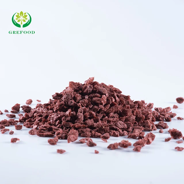 Raw materials for canned products Crimson TVP low fat Textured vegetable protein 55% protein vegetarian meat cheap soy protein