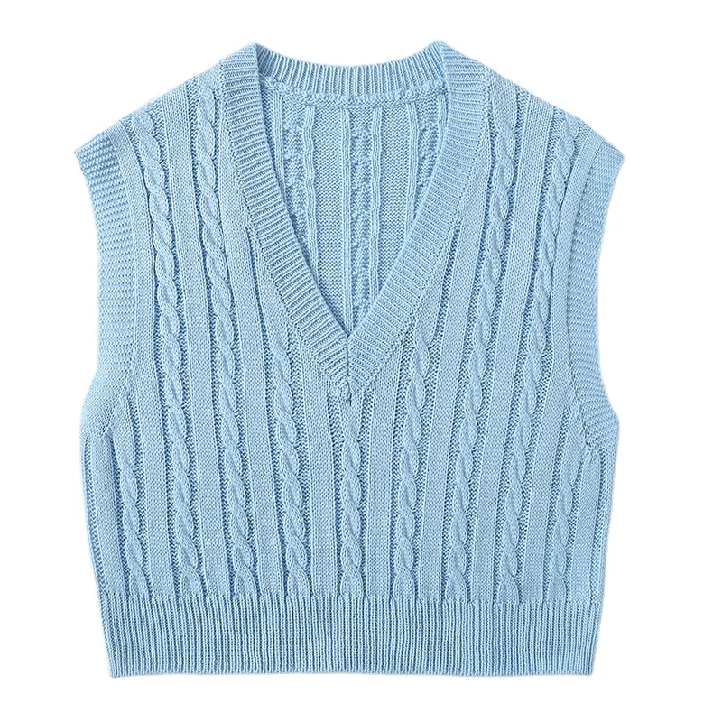 2022, в наличии небольшие партии, специальное предложение, Летний жилет, вязаные свитера для девочек, свитер без рукавов, жилет