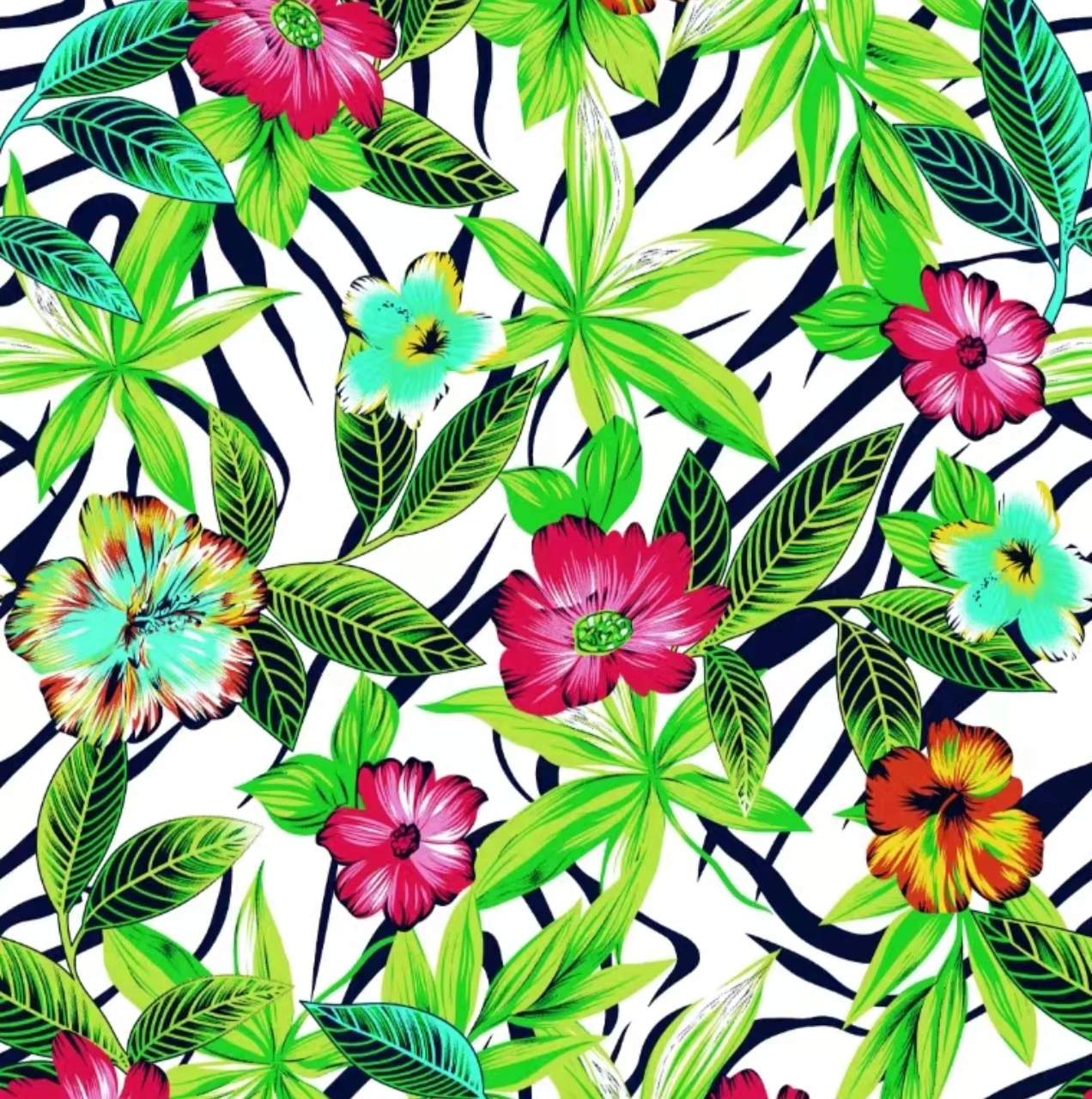 High Quality Custom Fabric Printing Double Brushed Poly Knitting Digital Print Fabric For Garment