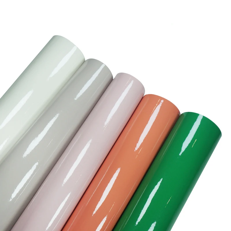Wholesale of new design ultra-fine fiber glossy mirror waterproof patent PVC synthetic leather