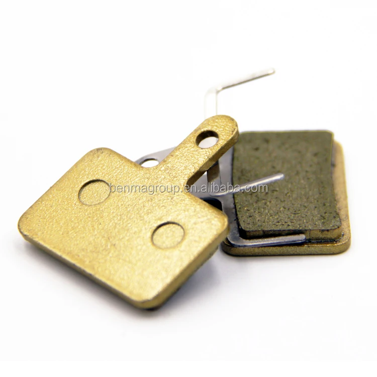 Gold color sintering sintered B01S brake pads for Shimano bicycle M375 M395 M446 M485 pastillas de freno