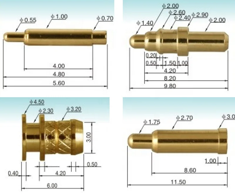 Spring Loaded Connector Pogo Pin connector SMT Pogo pin DIP pogo pin