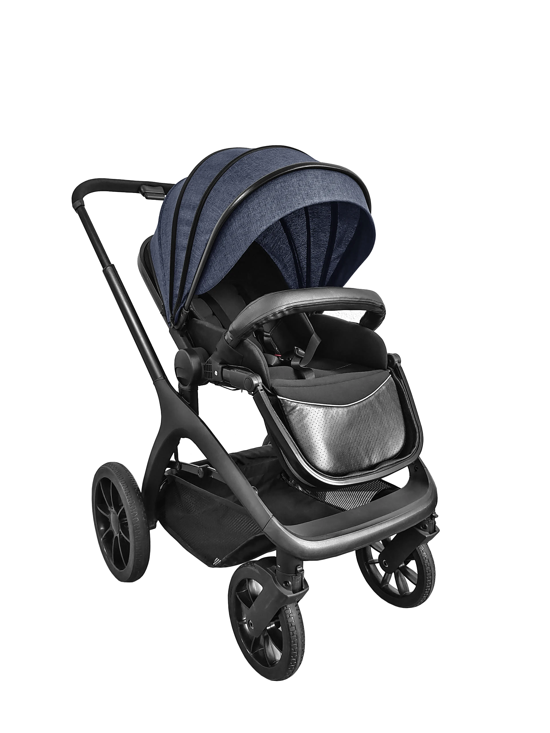 Modern design Luxury  3 in1 high landscape reversible baby stroller with chair and carrycot interchangeable carrito de bebe pram