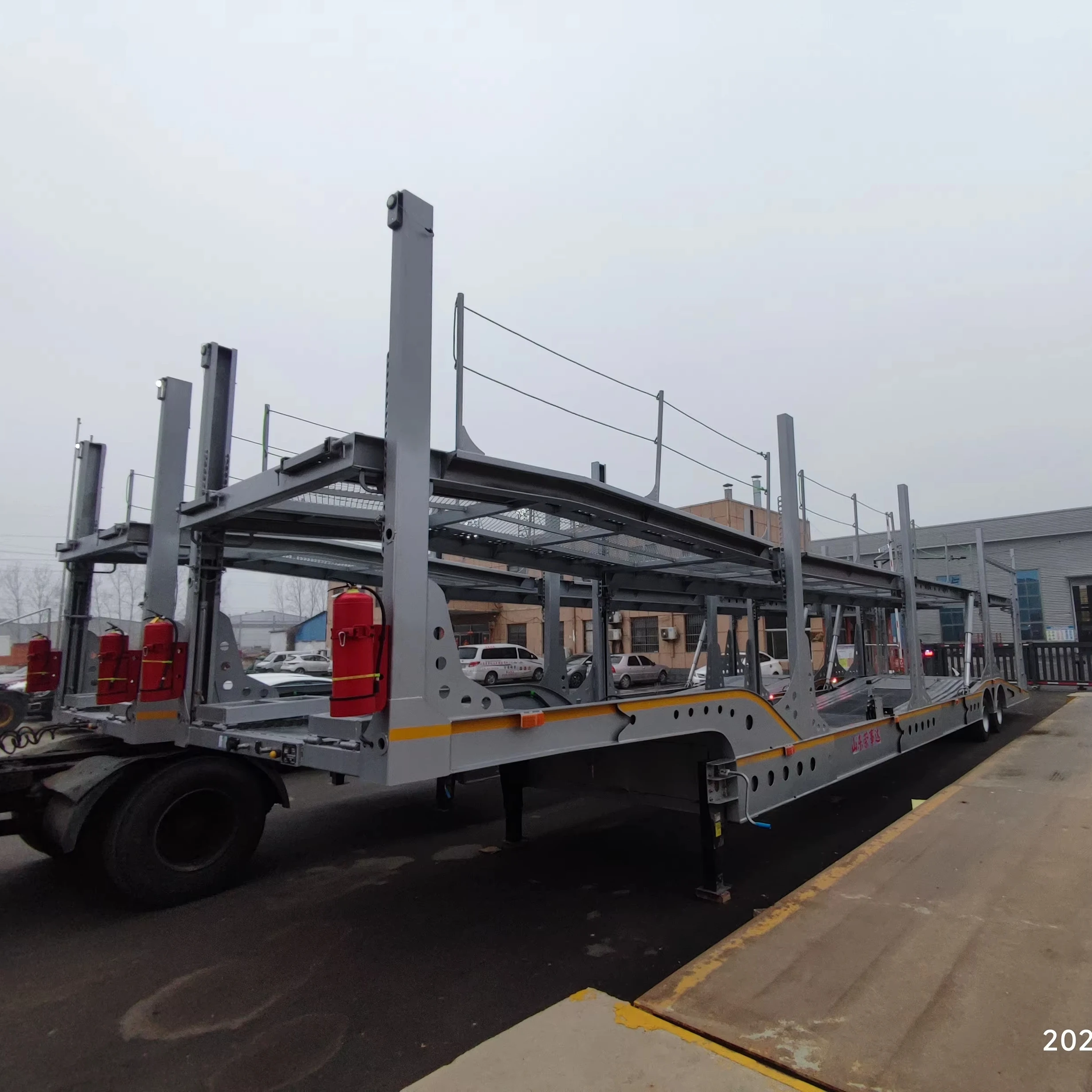 Custom semitrailer 2 axle air suspension 8 car transport semitrailers