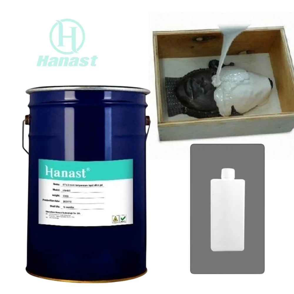 DIY concrete resin mold silicone rubber 3d silicone resin coating liquid silicone rubber