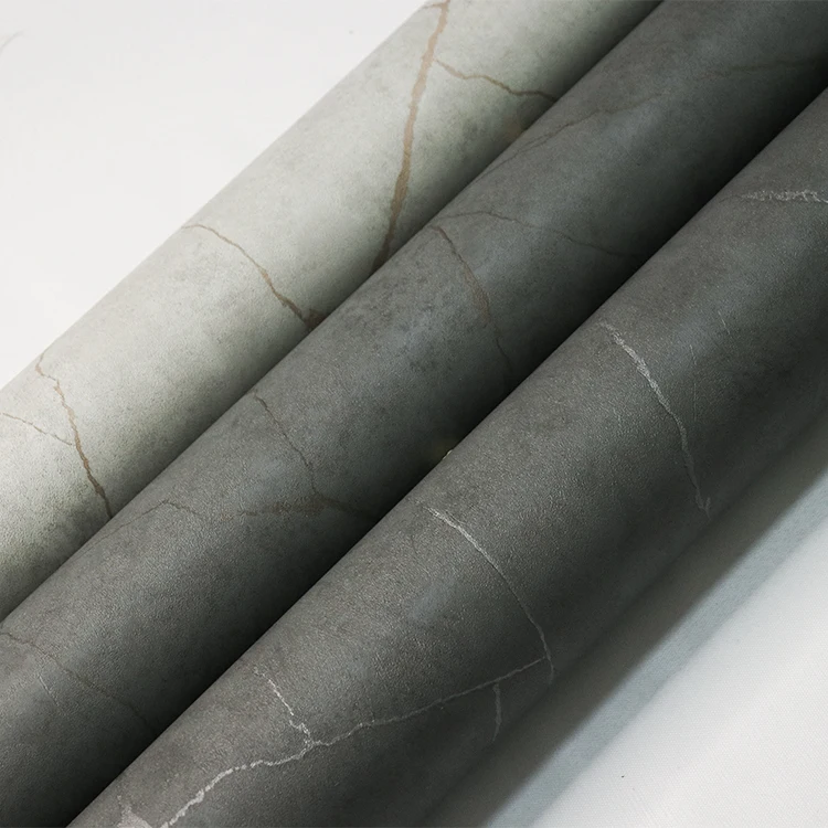 New Marble Design Wrapping Profile PVC Decorative Film for Furniture Marble Membrane Pressing Flat Lamination PVC Film