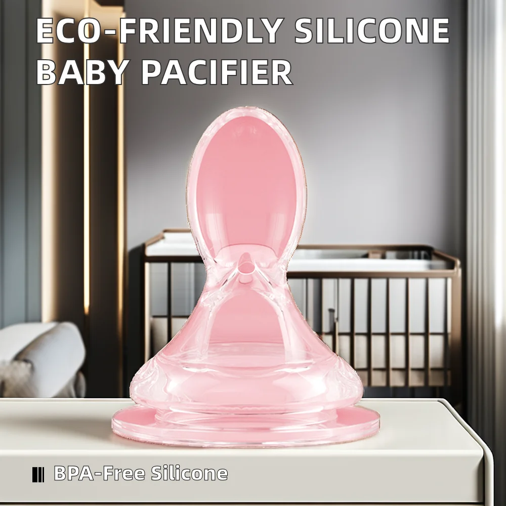 ECO-Friendly round Baby Infant Pacifier BPA-Free Soother Animal Pattern 0-12 Months Funny Silicone Nipple Soother PC Material