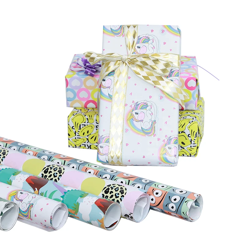 Fast Delivery Custom Wrapping Paper Cmyk Quality Tissue Paper for Packaging Wrapping Gift