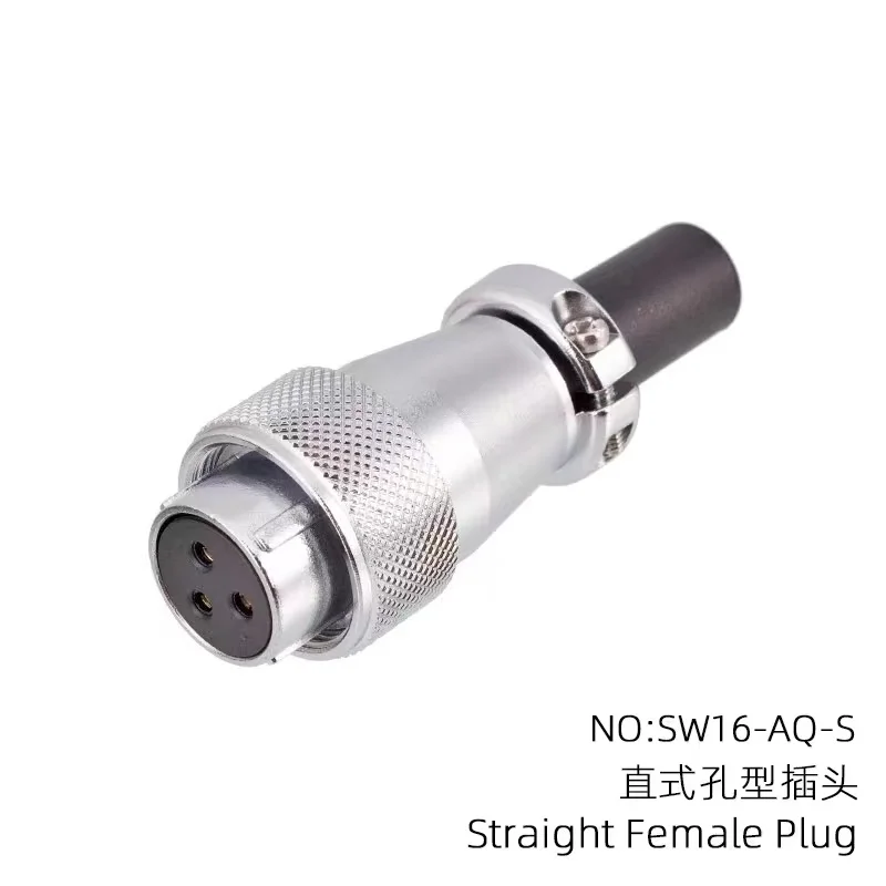 Custom zinc aviation voyage airplane steel square straight female plug