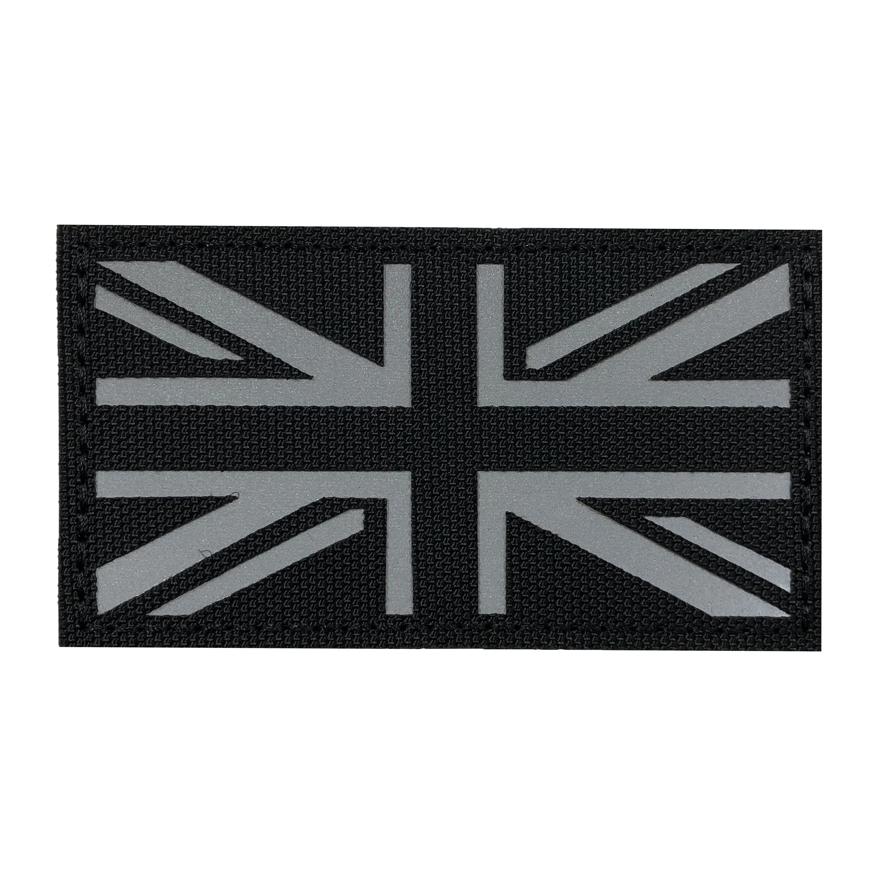 PRESS Letters Custom Infrared Reflective IR Patches Tactical 2x5 Media Laser Cut Hook Patch