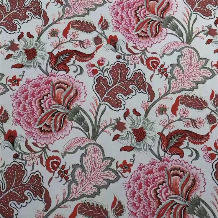 100 polyester super tricot flower printed microfiber velboa plush upholstery fabric
