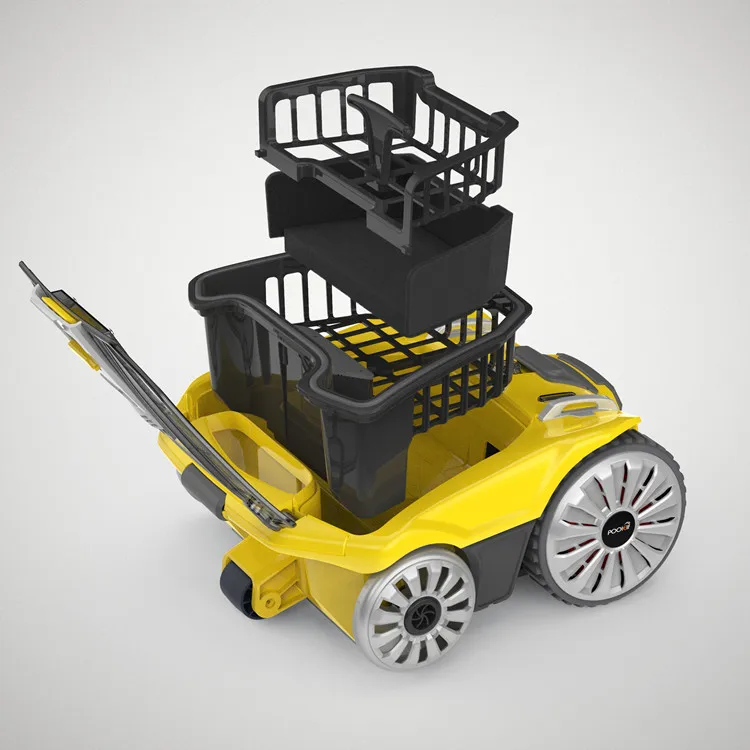 Cordless Robotic swimming Pool Cleaner poolelf F-08 Automatic Rechargeable Pool Vacuum Robotic cleaner