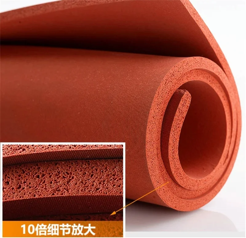 High-Temperature Silicone Foam Sheets for New Energy Battery Pack Sealing Solutions with Cutting Processing Available