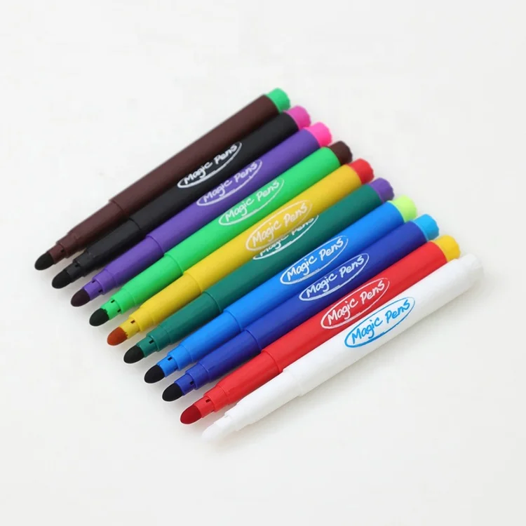Promotion change color magic watercolor marker pen set