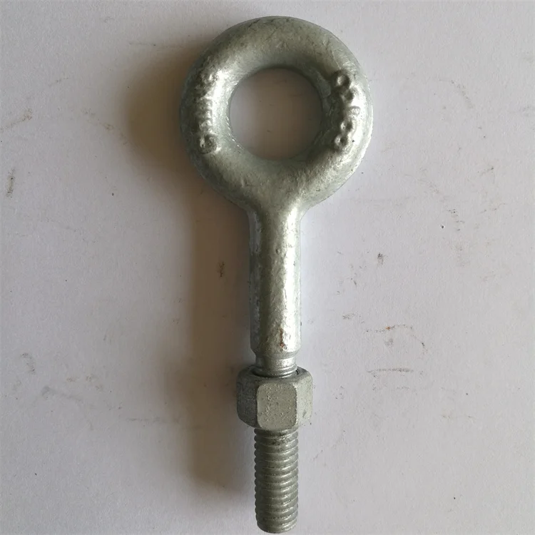 Drop Forged Regular Nut Eye Bolt Eye Long Eye Bolt Wholesale