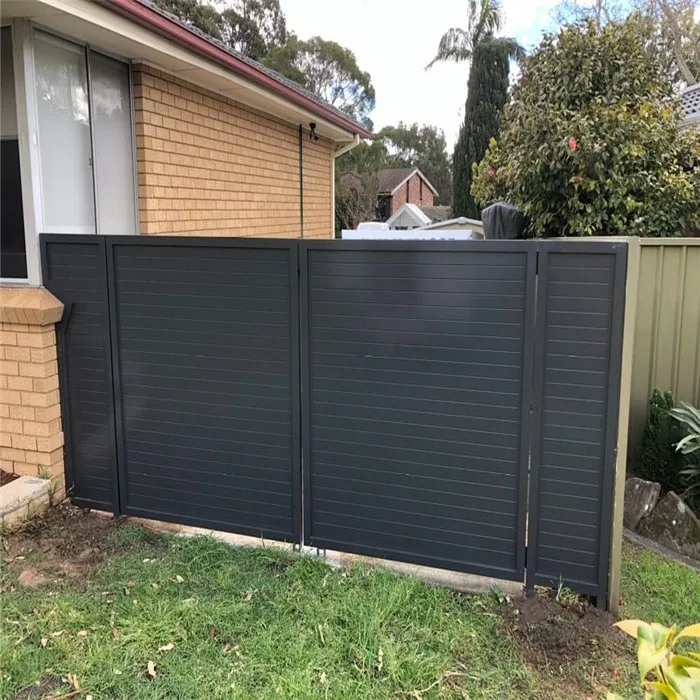 Factory Directly Custom Easy Install Private Decorative Laser Cut Aluminum Fence Panels Fenceing System Aluminum Alloy Fence