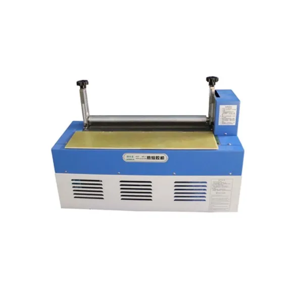 glue gluing machine with double side glue roller machine