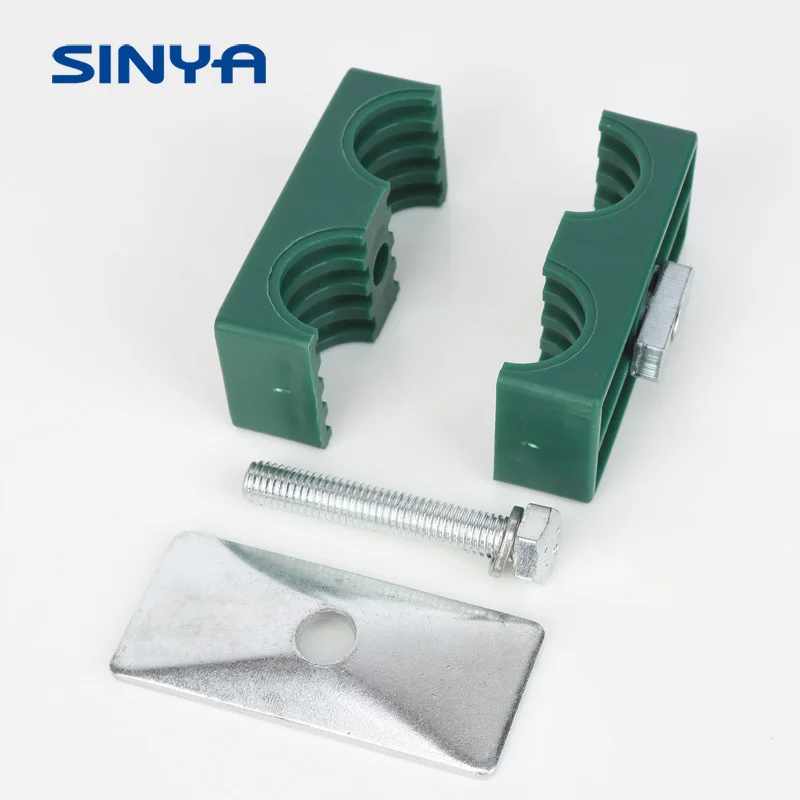 Stainless Steel Hydraulic Twin Pipe Tube Clamps