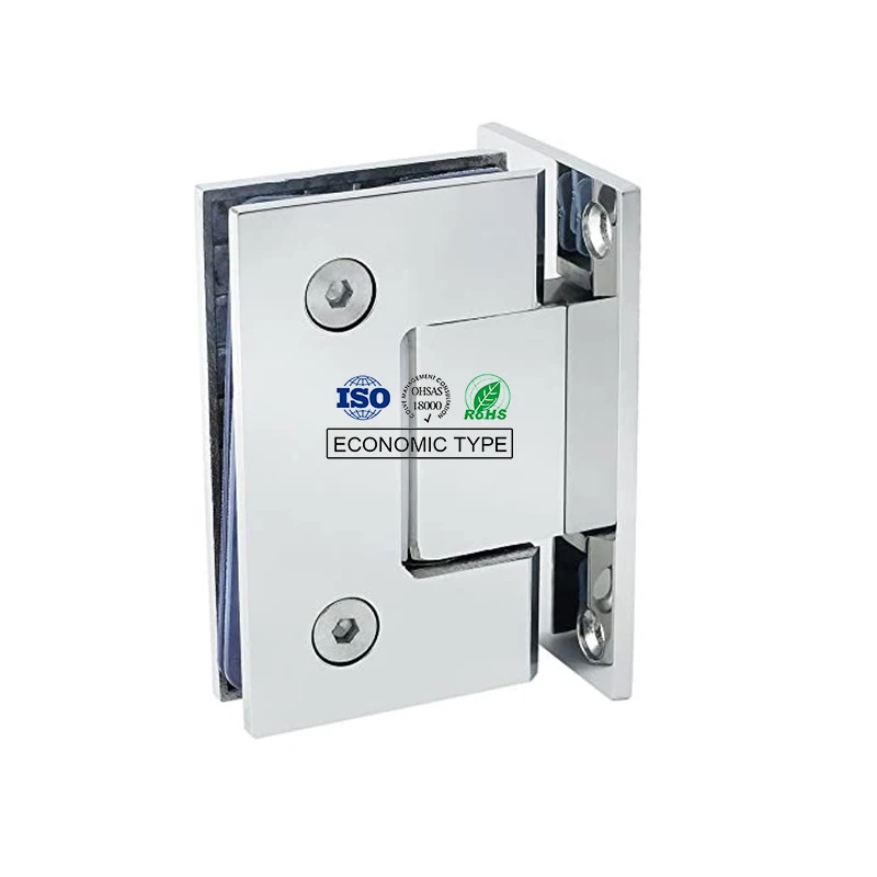 Glass Clamp Shower Door Fitting Bathroom Hinge heavy duty frameless glass door pivot screen shower hinge brass