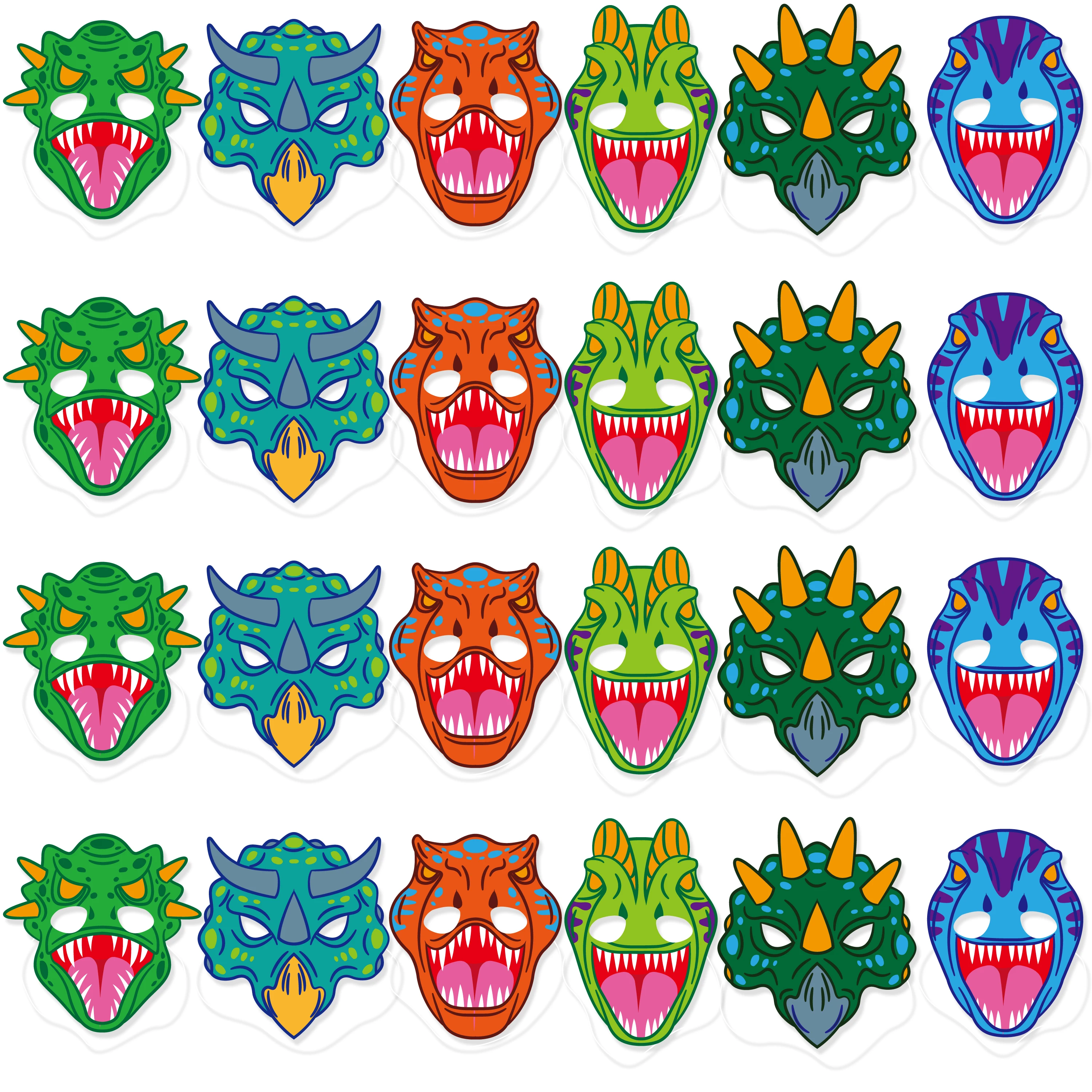 Wholesale High Quality Dinosaur Designs Cosplay Party Mask Halloween Mask For Theme Birthday Dinosaur Party