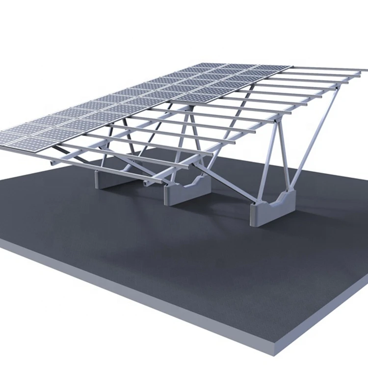 Aluminum Carport Solar Mounting System Ground Solar Panel Installations Canopy Solar Energy Carport Structure
