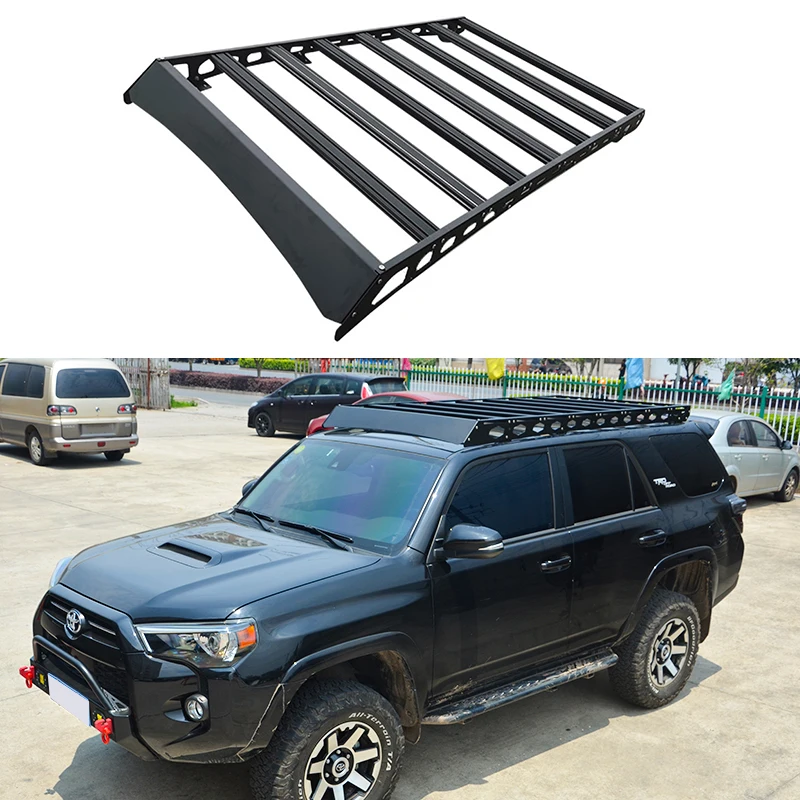 
Aluminum roof cargo rack Carrier fit for Toyota 4 runner full length roof basket platform luggage rack for 4runner Accessories 