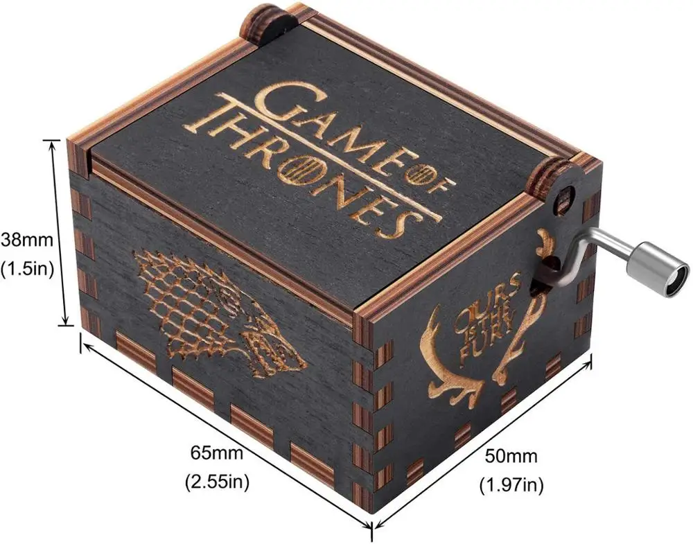 Деревянная музыкальная шкатулка с гравировкой, деревянная музыкальная шкатулка для подарка