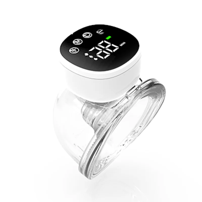 Customize Hot Sale Bpa Free 3 Modes 9 Levels With Lcd Display Silicone Portable Wireless Electric Wearable Electric Breast Pump