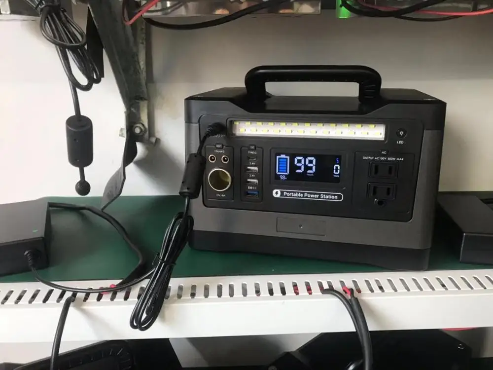 camping home use all in one lithium ion battery 220V UPS 500W portable solar power generator